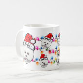 Mug Bichon Frise Pet Chien mignon Amoureux des chiens (Devant gauche)