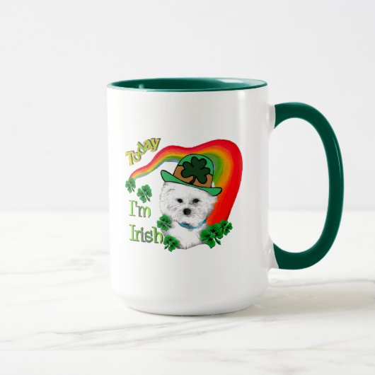 Mug Bichon Frise St patrick (Droite)