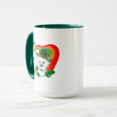 Mug Bichon Frise St patrick (Devant gauche)