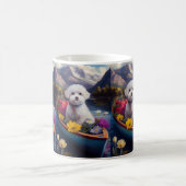 Mug Bichon Frise sur une pagaie : une aventure Pittore (Centre)