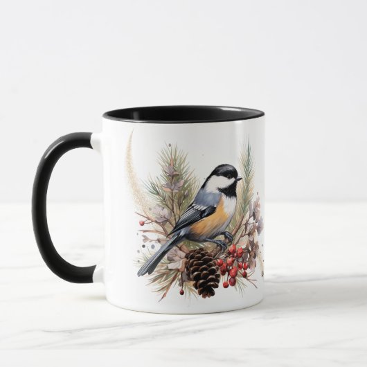 Mug Bickadee en hiver (Gauche)
