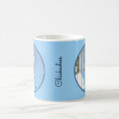 Mug Bickadee sur la peinture d'alimentation - Oiseaux (Centre)
