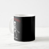 Mug Bicken Bones Skeleton Halloween Funny Bones Love W (Devant gauche)