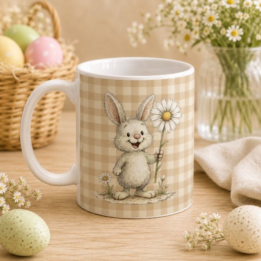 Mug Bicolor Taza Happy Easter para café