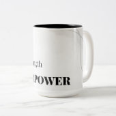 Mug bicolore (Devant droit)