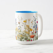 Mug bicolore 15 oz (bleu) (Devant droit)