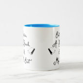 Mug bicolore 325 ml (bleu ciel) (Centre)