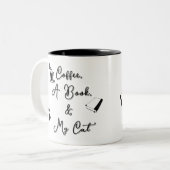 Mug bicolore 325 ml (noir sur blanc) (Devant gauche)