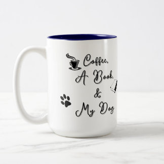Mug bicolore 450 ml (bleu)