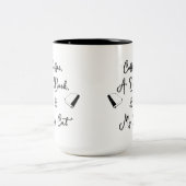 Mug bicolore 45 cl (noir sur blanc) (Centre)