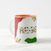 Mug bicolore de Reggae (Devant gauche)