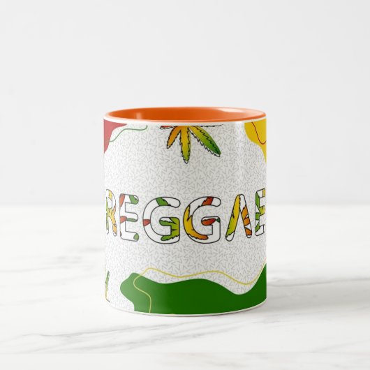 Mug bicolore de Reggae (Centre)