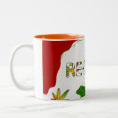 Mug bicolore de Reggae (Gauche)