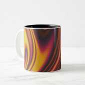 Mug bicolore, fluide et ondulé (Devant gauche)