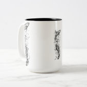 Mug bicolore Koi Pond - 15 oz (Devant gauche)