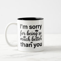 Mug bicolore pour snob du café 330 ml