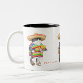 Mug bicolore WENDELITO Noir (Gauche)