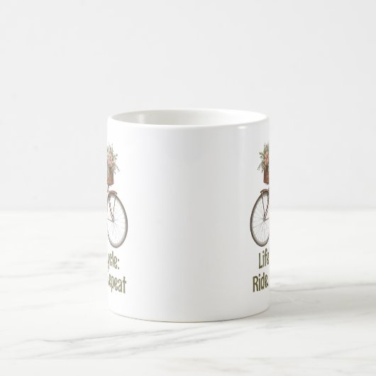 Mug Bicycle Vintage amusant (Centre)