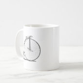 Mug Bicyclette à grande roue Penny Farthing (Devant gauche)