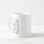 Mug Bicyclette à grande roue Penny Farthing (Devant gauche)