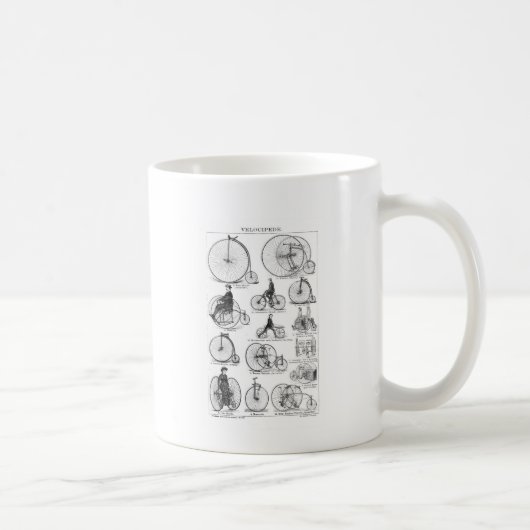 Mug Bicyclette à grande roue Penny Farthing (Droite)