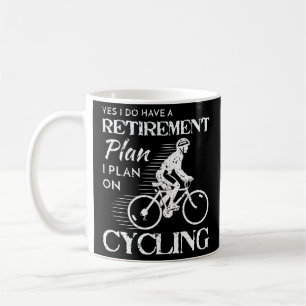 Mug Bicyclette blanche de recyclage de régime de