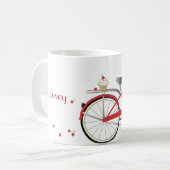 Mug Bicyclette cerise à la cerise (Devant gauche)