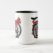 Mug Bicyclette de Brompton pliée (Centre)