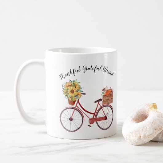 Mug Bicyclette de plaisance-rustique (Avec donut)