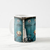 Mug Bicyclette de porte vintage (Devant gauche)