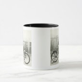 Mug Bicyclette d'équitation de fille (Centre)