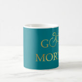 Mug Bicyclette Good Morning Faux Gold personnalisable (Centre)