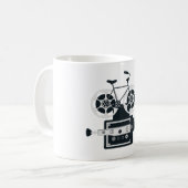 Mug Bicyclette Roll Film Art (Devant gauche)