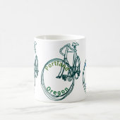Mug Bicyclette rouge de Portland (Centre)
