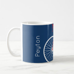 Mug Bicyclette rouge et blanche