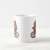 Mug Bicyclette Tandem, Teddy Bear Print (Centre)
