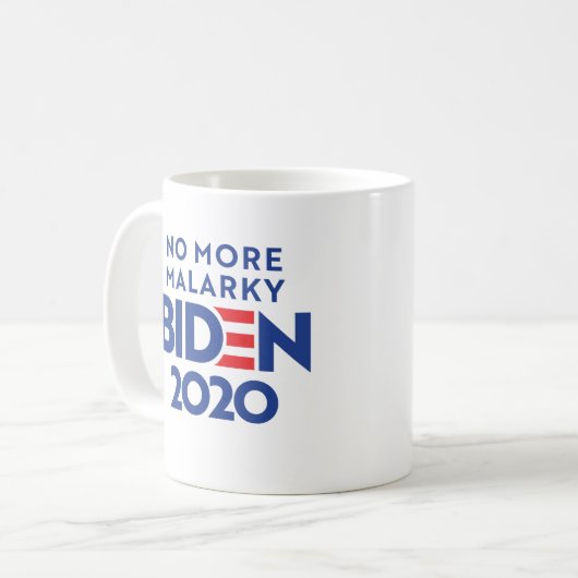Mug BIDEN 2020 - Plus de Malarky (Devant gauche)