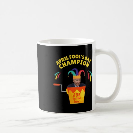 Mug Biden April Foot's Day Champ d'humour politique Pr (Droite)