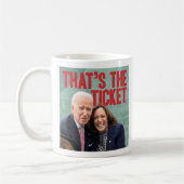 Mug Biden Harris, C'EST LA TAILLE DU BILLET (Gauche)