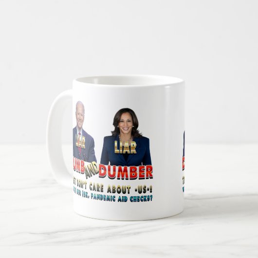 Mug Biden Harris Dumb & Dumb (Devant gauche)