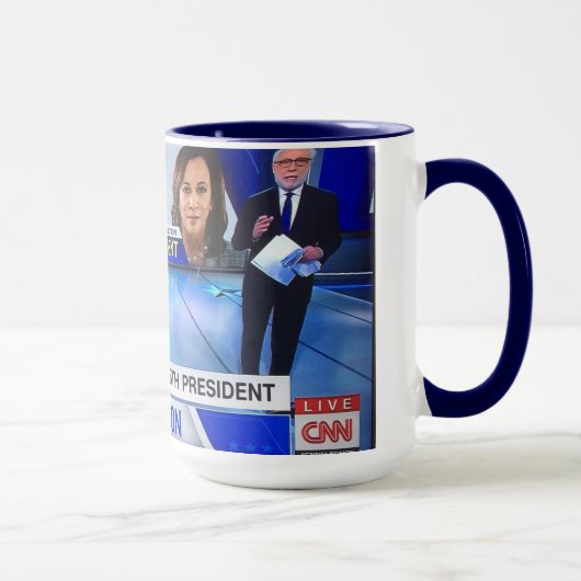 MUG BIDEN/HARRIS WIN — CNN APPELLE LA COURSE (Droite)