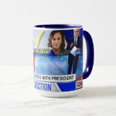 MUG BIDEN/HARRIS WIN — CNN APPELLE LA COURSE (Devant droit)