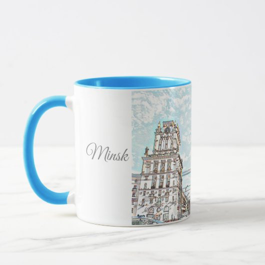 Mug Biélorussie Б е л р а у с  de Minsk  de  Architect (Gauche)