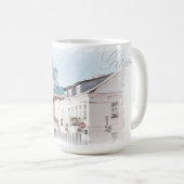 Mug Biélorussie Hrodna Grodno Architecture Peinture Ta (Devant droit)