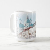 Mug Biélorussie Hrodna Grodno Architecture Peinture Ta (Devant gauche)