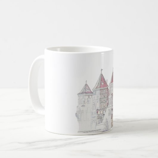 Mug Biélorussie Mir Castle Architecture (Devant gauche)