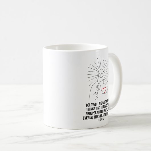 Mug Bien-Aimé, Je Souhaite Surtout.. chrétien (Devant droit)