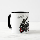 Mug Bien sûr, j'écoute... Drôle de moto (Devant gauche)