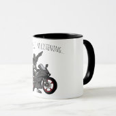 Mug Bien sûr, j'écoute... Drôle de moto (Devant droit)