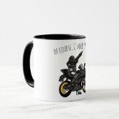 Mug Bien sûr, j'écoute... Drôle de moto (Devant gauche)
